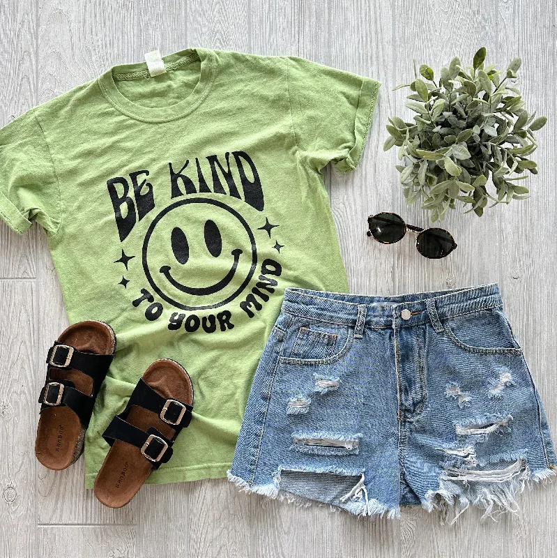 Yoga Tops for Strengthening Your Core -Kind to Your Mind • Aloe Dyed Tee