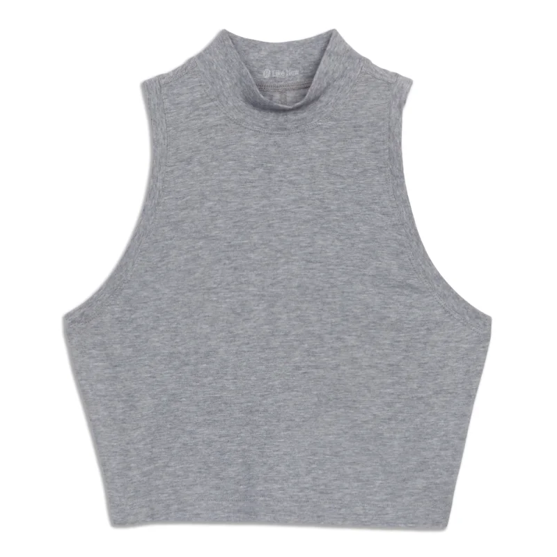 Women's Yoga Tops for Flexibility and Comfort -Kitsilano Mock Tank Top - Resale