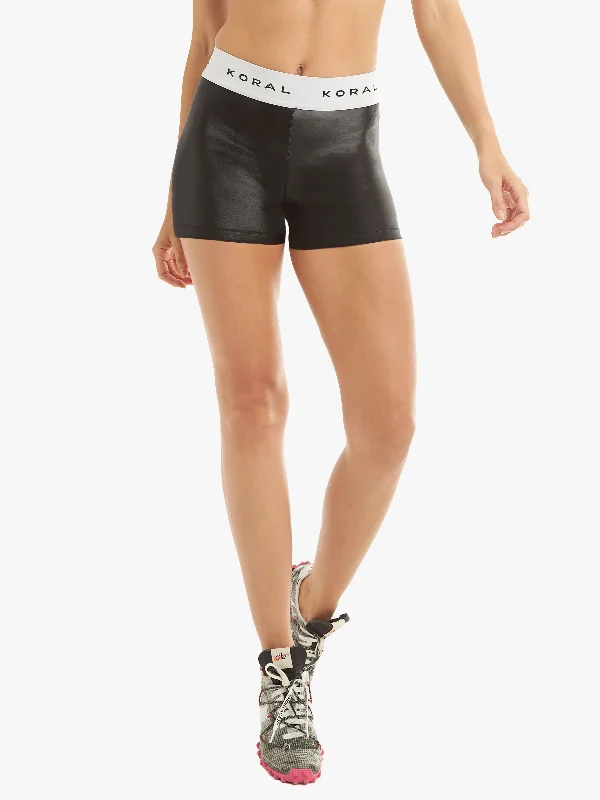 Women's Yoga Shorts for Flexibility -Koral Activewear Hot High Rise Aden Short
