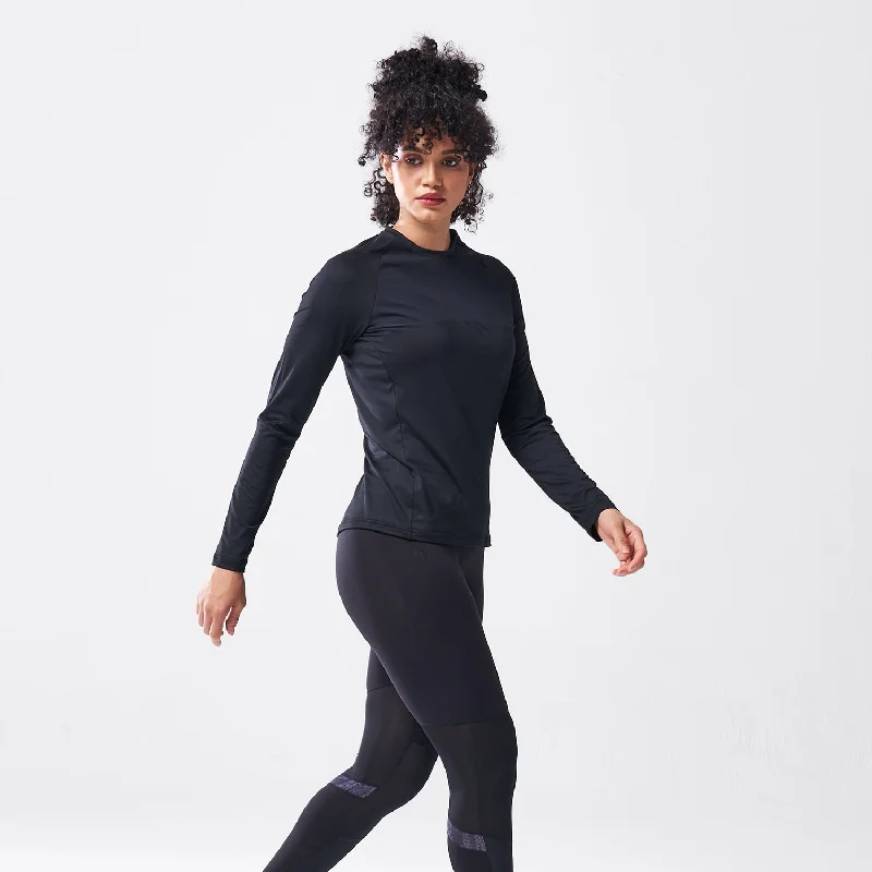 Yoga Tops for Pilates and Core Strength -LAB360° Impact Top - Black