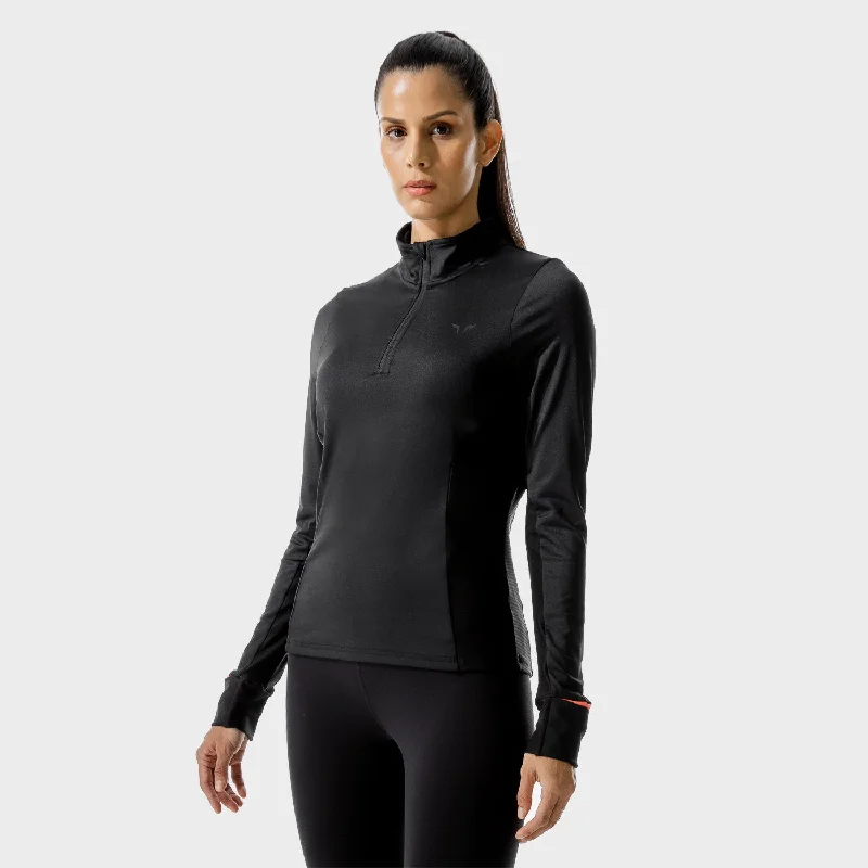 Lightweight Yoga Tops for Ease of Movement -LAB360° Running Top - Black
