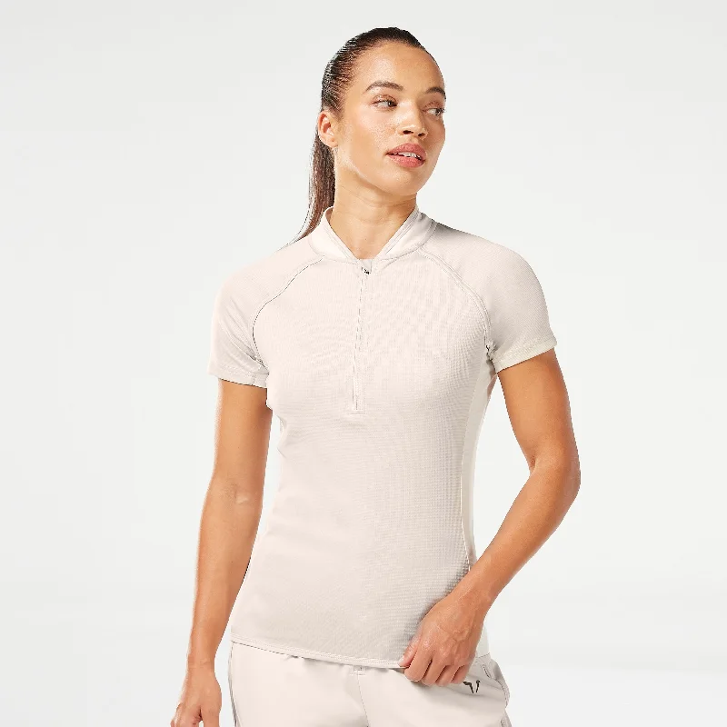Yoga Tops for High-Intensity Training -LAB360° TDry™ Workout Tee - Gray Morn