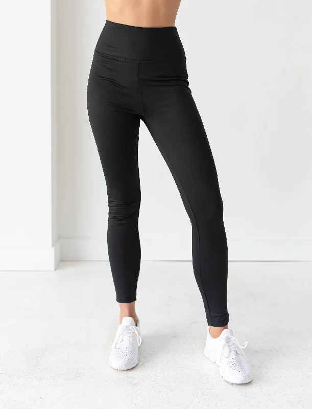 Yoga Pants for Intense Practice -LADIES FLEECE LINED CLASSIC LEGGING