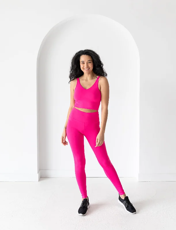 Yoga Pants with All-Day Comfort -LADIES HIGH RISE YOGA LEGGING