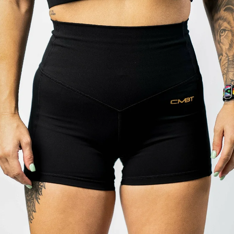 Women's High-Waisted Yoga Shorts -LADIES LUXE HIGH WAISTED SHORTS