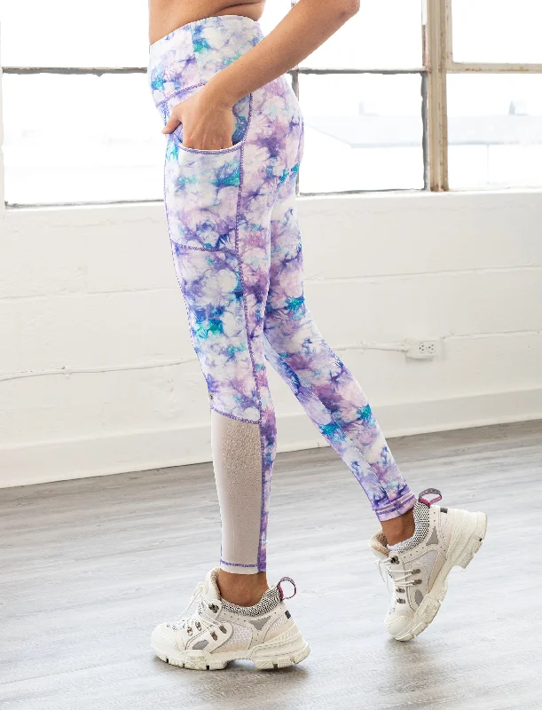 High-Waisted Yoga Pants for Comfort and Fit -LADIES PRINTED SIDE POCKET LEGGING