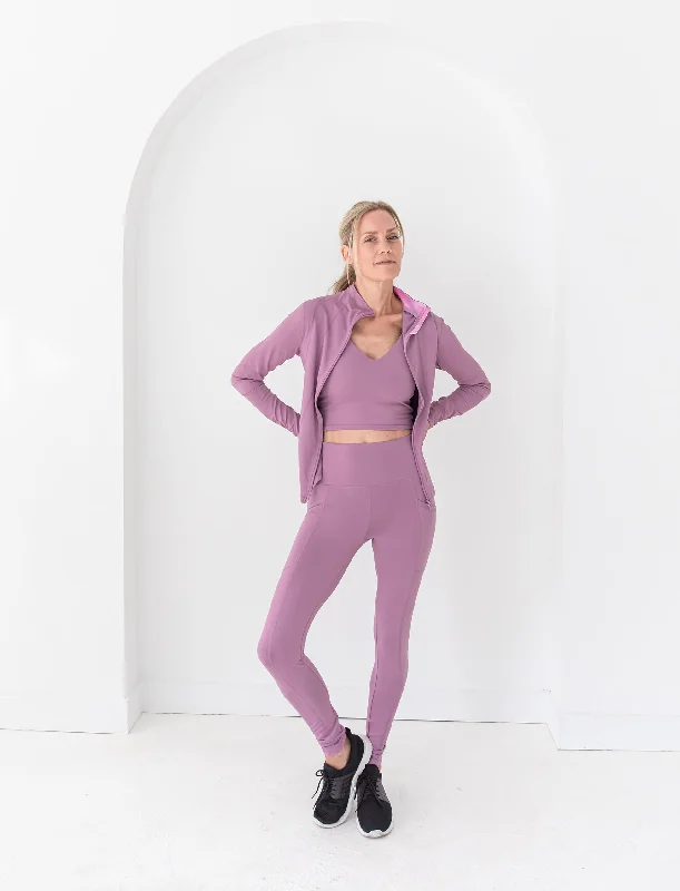 Comfortable Fit Yoga Pants for Flexibility -LADIES SIDE POCKET LEGGING