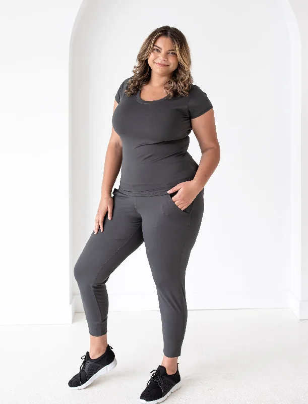 Yoga Pants with Shaping Fit -LADIES STUDIO TO STREET JOGGER (SIZE XS TO XXL)
