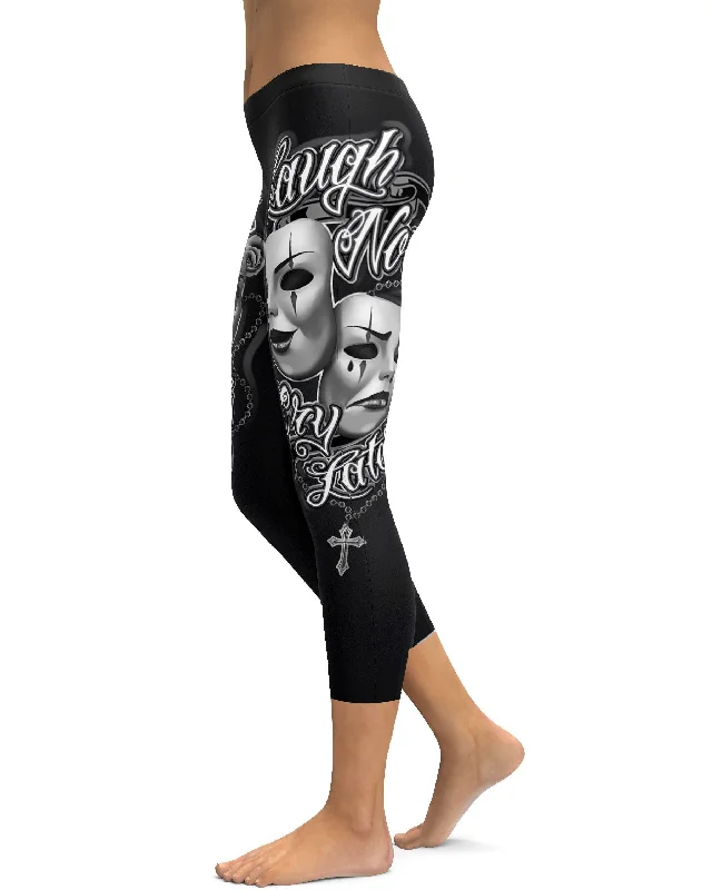 Yoga Pants for Flexibility -Laugh Now, Cry Later Capris