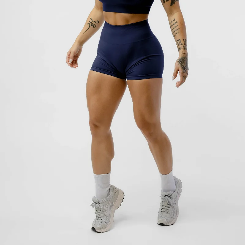Yoga Shorts for Support and Comfort -Legacy Shorts - Cobalt