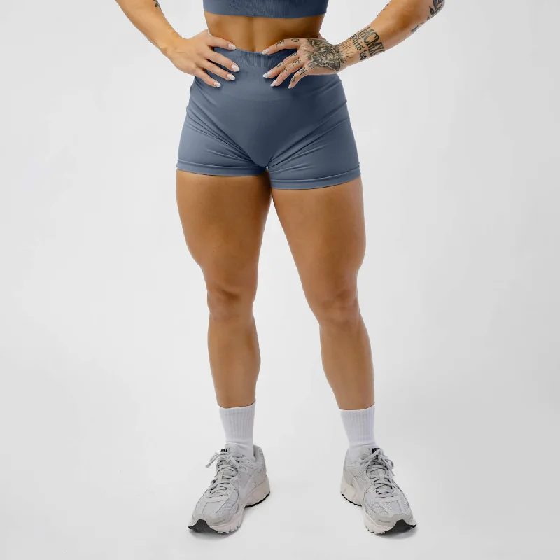 Yoga Shorts for Comfort and Stretching -Legacy Shorts - Pale Blue