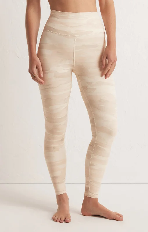 Soft Yoga Pants for Comfort -Z Supply All A Blur 7/8 Legging