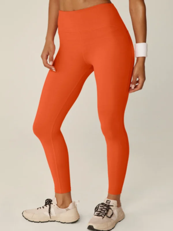 Soft Yoga Pants for Everyday -Beyond Yoga POWERBEYOND™ High Waisted Midi Legging