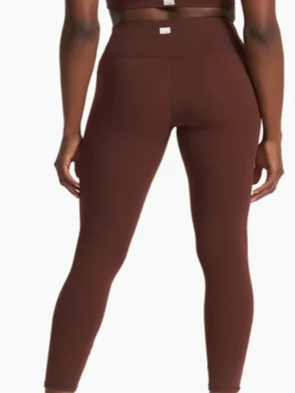 Women's Yoga Pants with Elastic Waistband -Vuori Rib Studio Legging