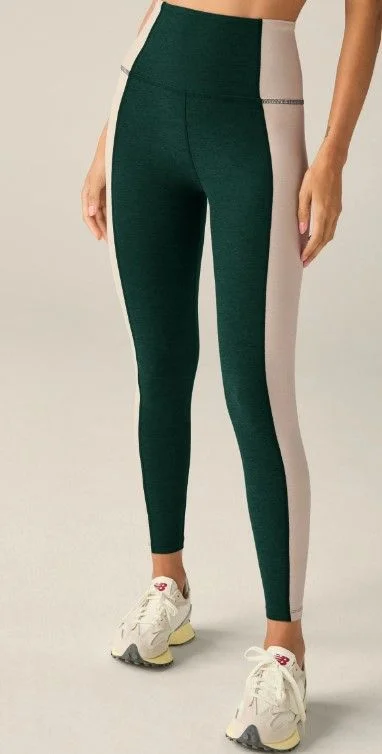 High-Waisted Compression Leggings for Yoga -Beyond Yoga Spacedye Vitality Colorblock High Waisted Midi Legging High-Waisted Compression Leggings for Yoga -Beyond Yoga Spacedye Vitality Colorblock High Waisted Midi Legging