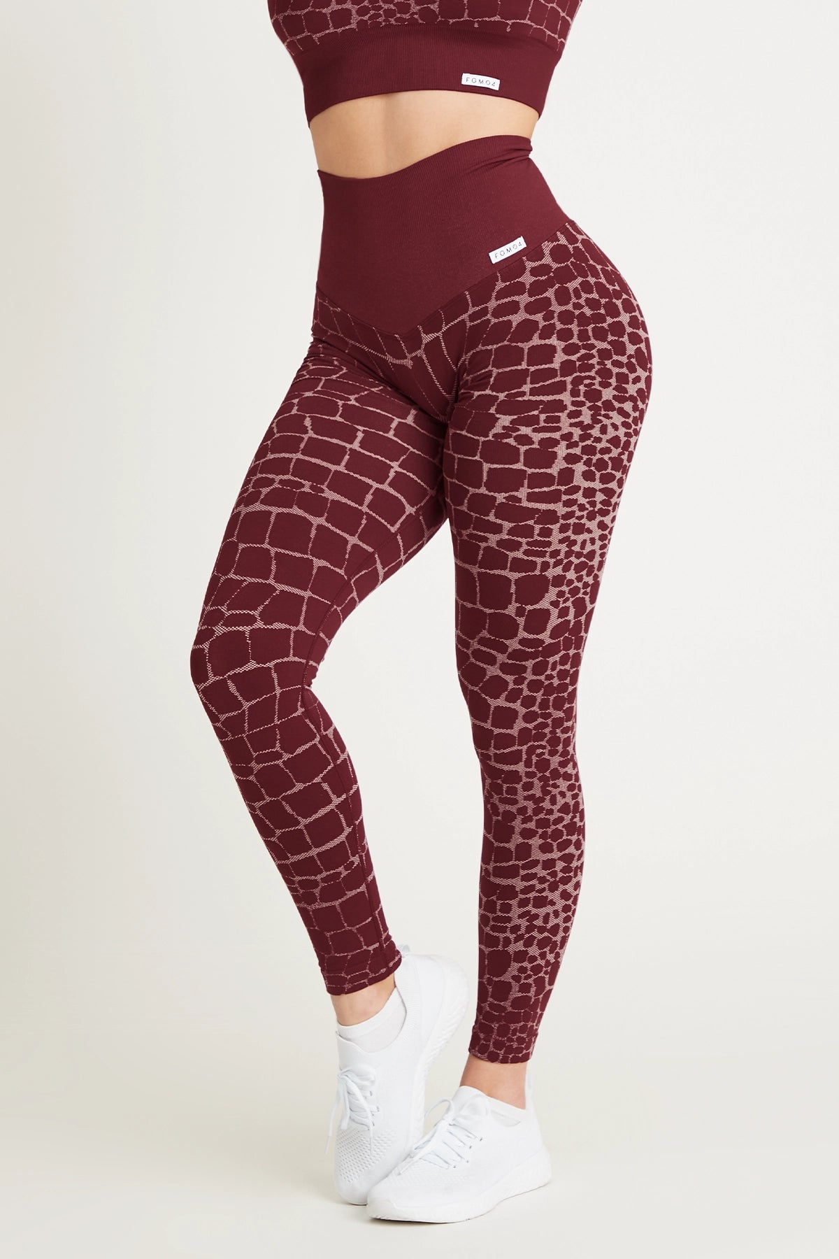 Women's Yoga Shorts for Stretching -Leggings All-Up Cocco Merlot