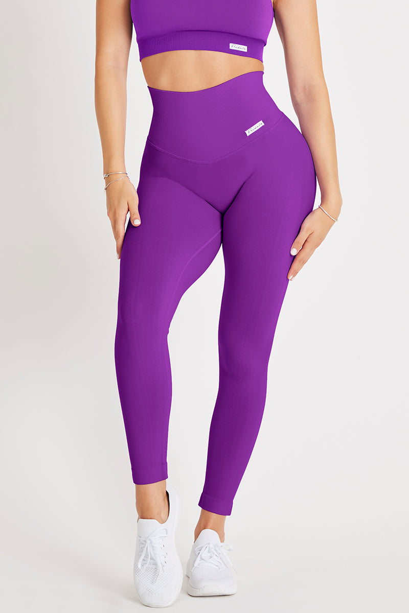 Breathable and Comfortable Yoga Shorts -Leggings All-Up Violet
