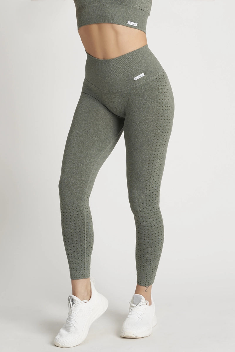 Yoga Shorts for Women’s Active Poses -Leggings Eldorado Verde Oliva Ecofir