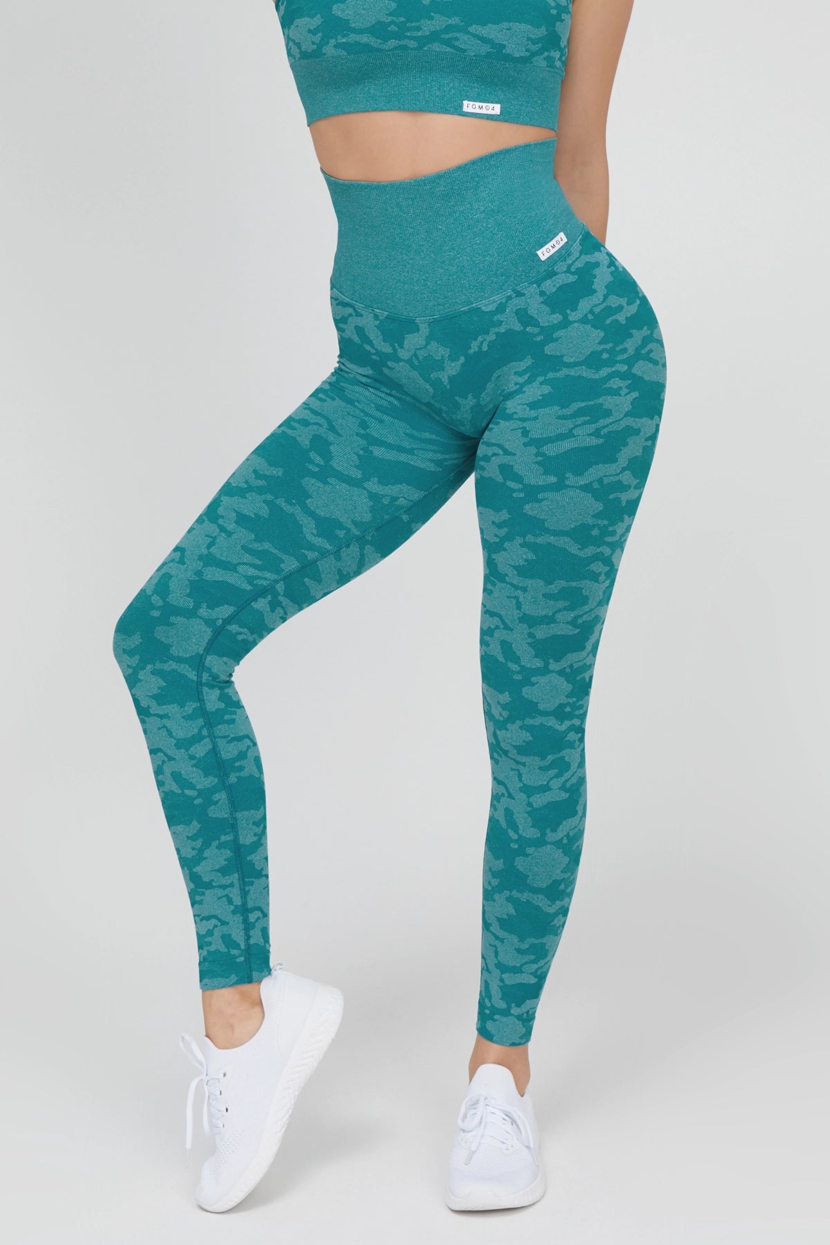 Yoga Shorts for Balance -Leggings Mimetico Petrolio Ecofir