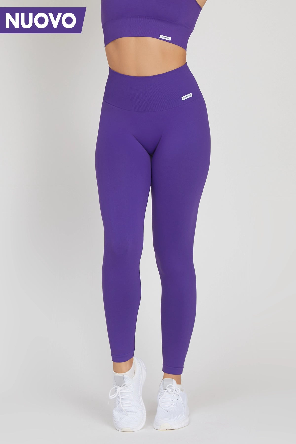 Lightweight Yoga Shorts for Yoga Practice -Leggings Nikita Basic Fascione Alto Viola