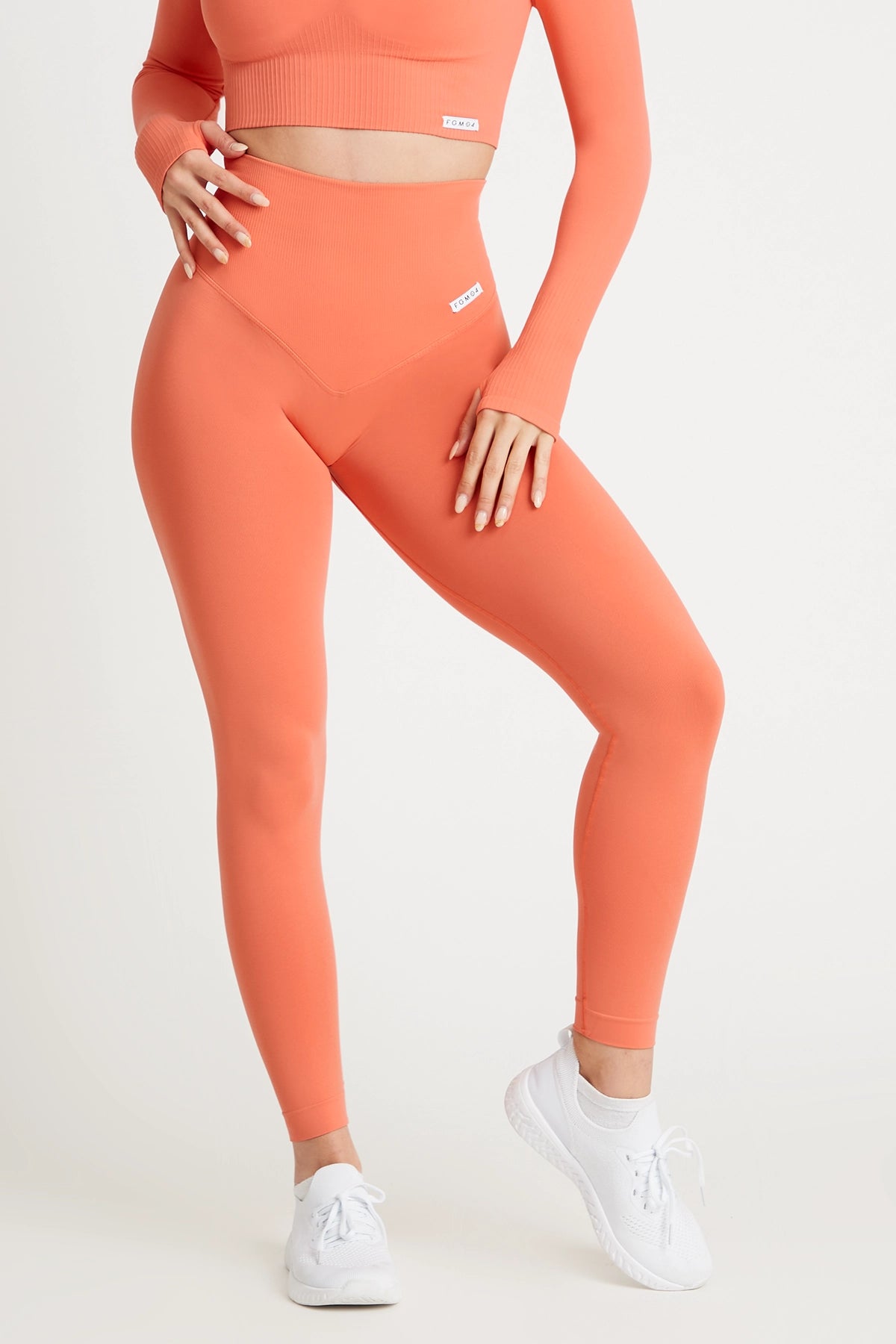 Yoga Shorts for Performance -Leggings Push up Gym Fashion Corallo