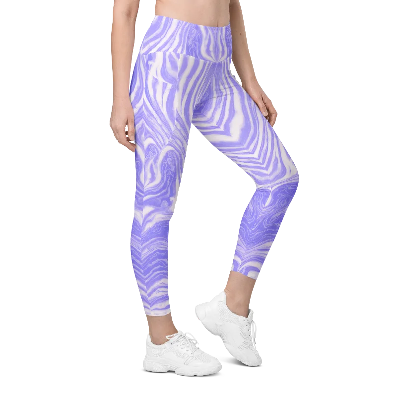 Yoga Pants for Intense Yoga Sessions -Lollipop Leggings with pockets