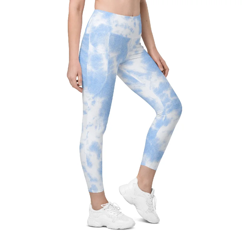 Stylish Yoga Pants for Women -Cotton Candy Leggings with pockets