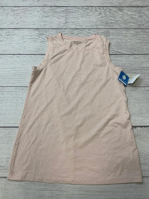 High-Waisted Yoga Tops -Light Pink Athletic Tank Top Athleta, Size Xs