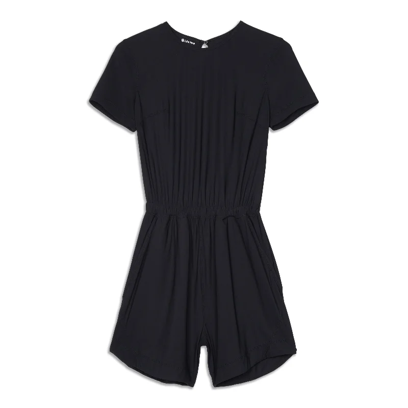 Yoga Tops for Flexibility and Endurance Training -Lightweight High-Neck Romper - Resale