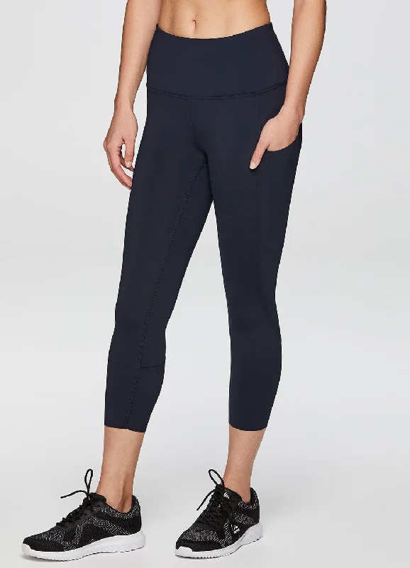 Comfortable Yoga Pants with Pockets -Lightweight Ultra Hold Capri