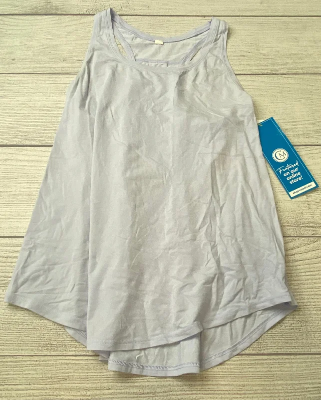 Comfortable Yoga Tops for Studio Sessions -Lilac Athletic Tank Top Lululemon, Size M