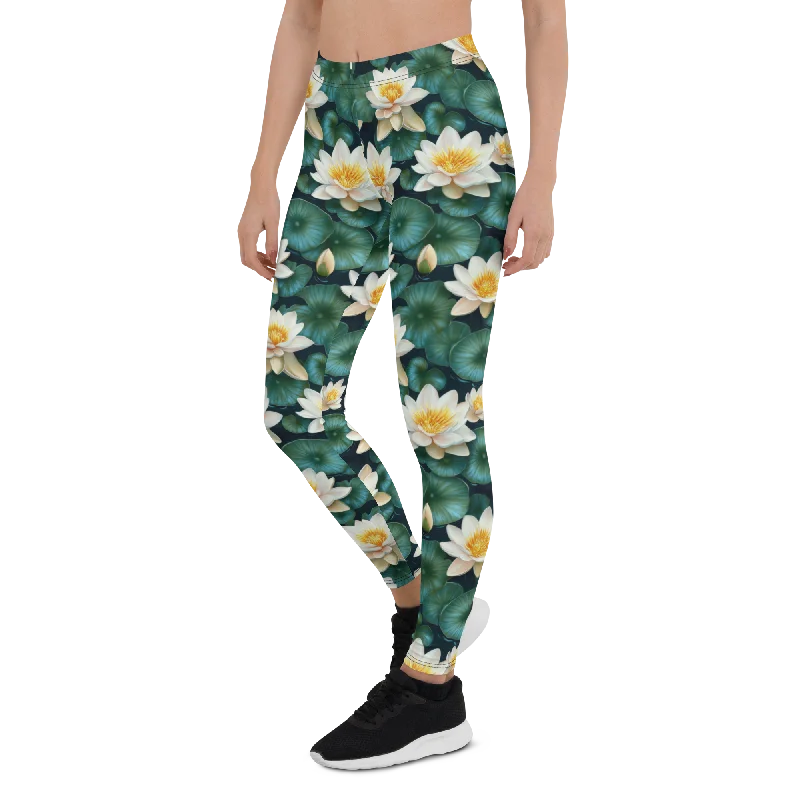 Yoga Pants for Balanced Practice -Lilly Pond Leggings