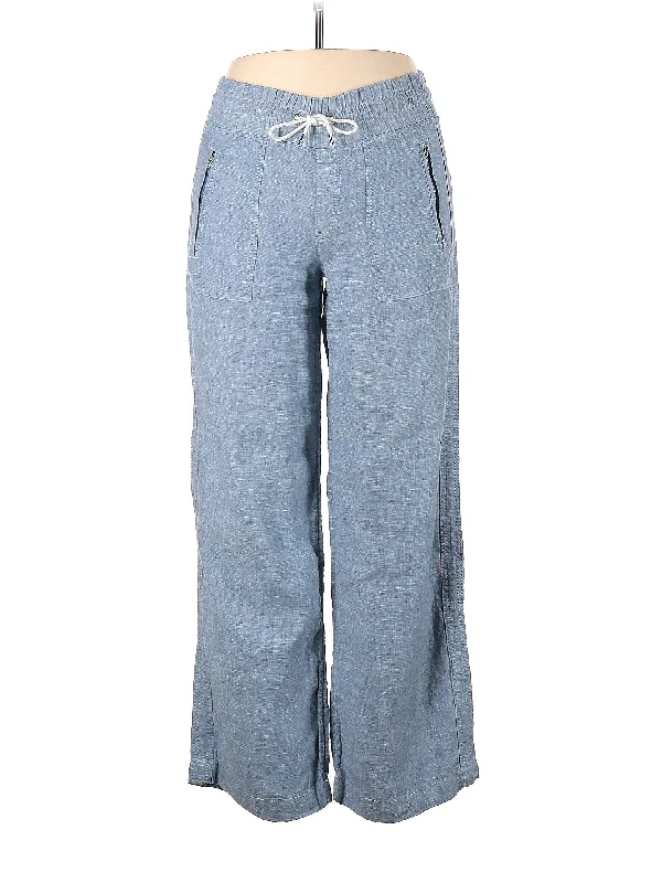 High-Waisted Yoga Pants for Strength Training -Linen Pants
