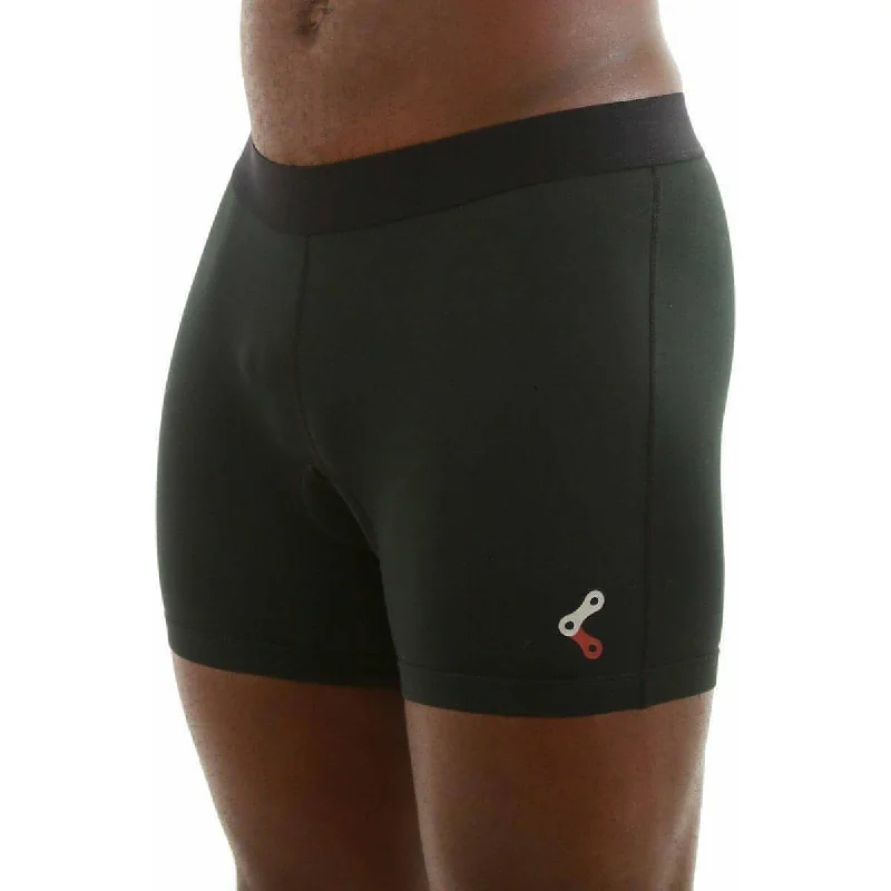 Stylish Yoga Shorts for Comfort -Link Ride Mens Cycling Undershort - Black