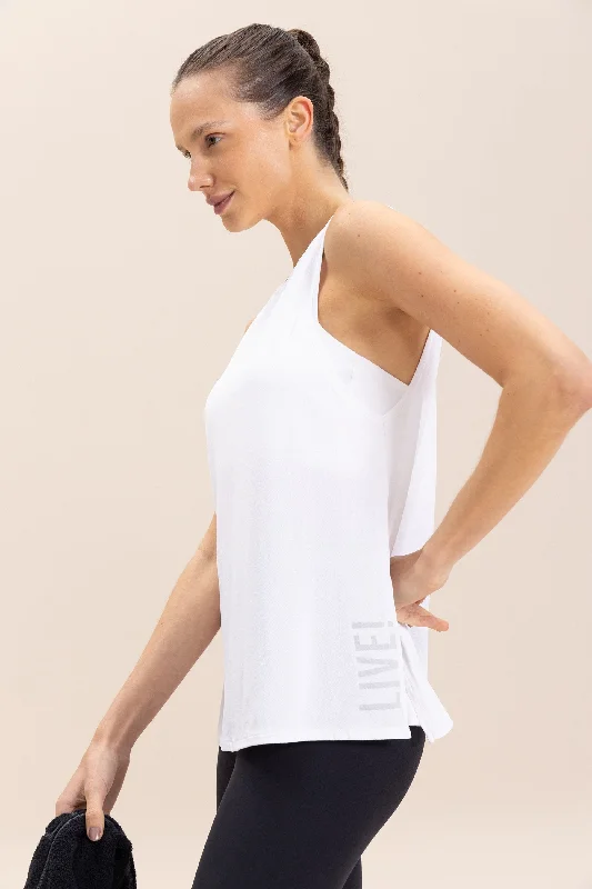 Performance Yoga Tops for Strength -LIVE! Comfort Long Tank Top