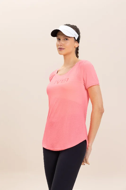 Yoga Tops for Core Flexibility -LIVE! Comfort T-Shirt