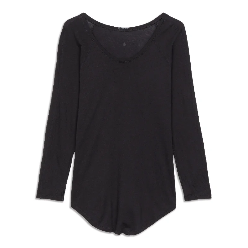 Yoga Tops for Core Flexibility -Locarno Long Sleeve Shirt - Resale