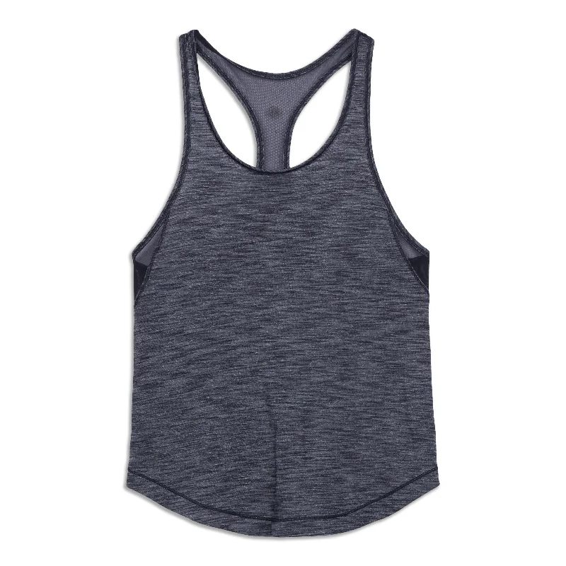 Breathable Yoga Tops for Fitness Classes -Long Distance Tank Top - Resale