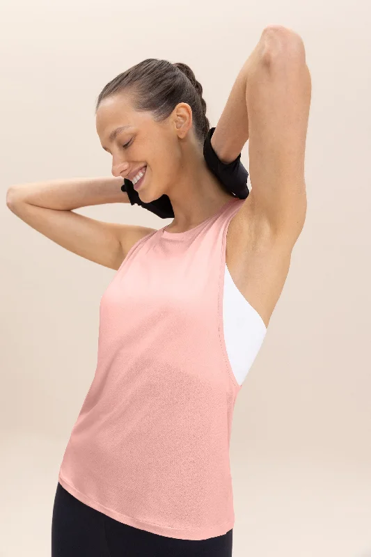 Yoga Tops for Deep Stretching -Long Knot Comfort Tank Top