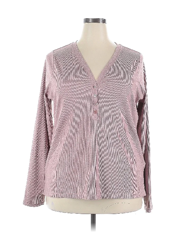 Women's Yoga Tops with Performance Features -Long Sleeve Blouse