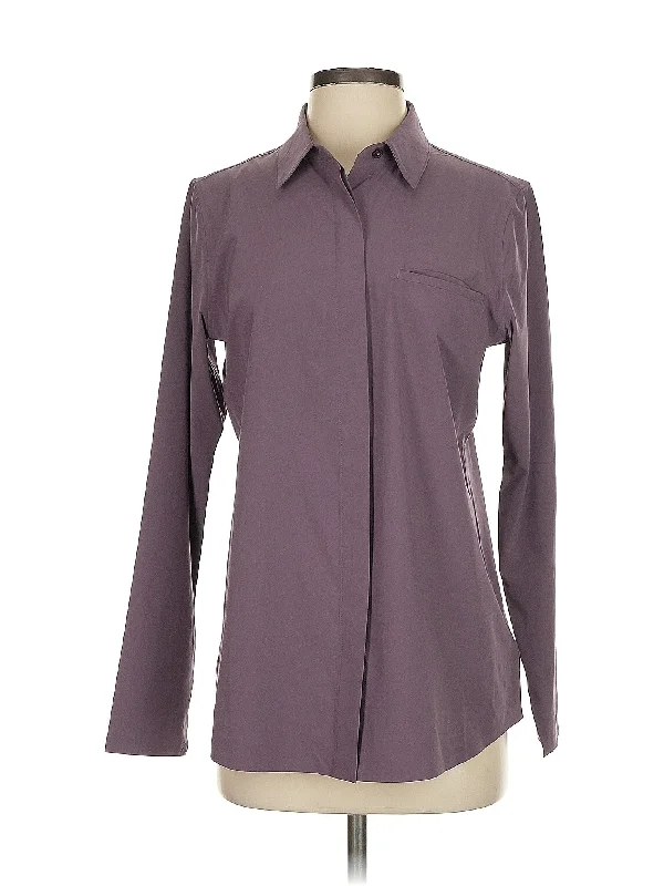 Yoga Tops with Mesh for Increased Comfort -Long Sleeve Blouse