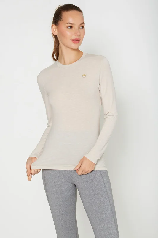 Yoga Tops for Breathability and Comfort -Classic Crew