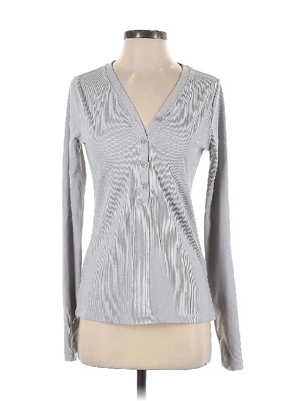 Yoga Tops for Enhanced Movement -Long Sleeve Henley