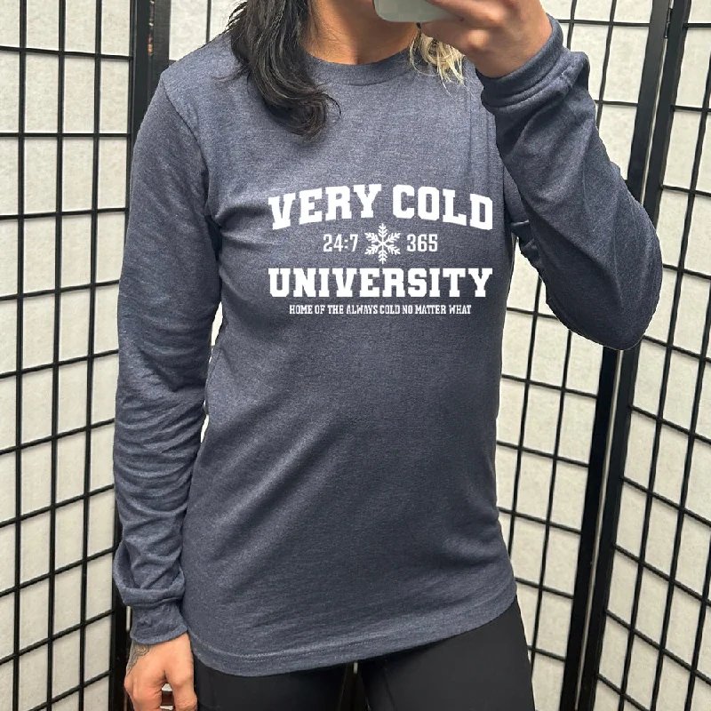 Comfortable Yoga Tops -Long Sleeve Tee | Very Cold University