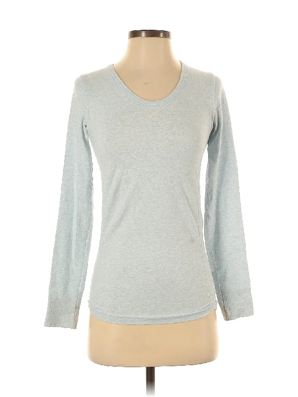 V-Neck Yoga Tops for Comfort -Long Sleeve Top