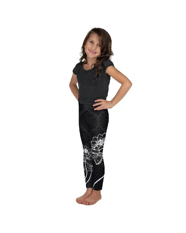 Soft and Supportive Yoga Pants -Lotus Kid's Leggings