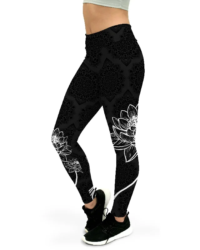 Supportive Compression Yoga Pants -Lotus Yoga Pants