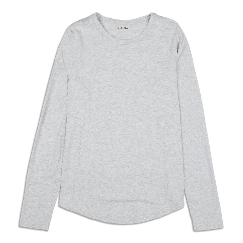 Yoga Tops with Elastic Waistbands -Love Long-Sleeve Shirt - Resale