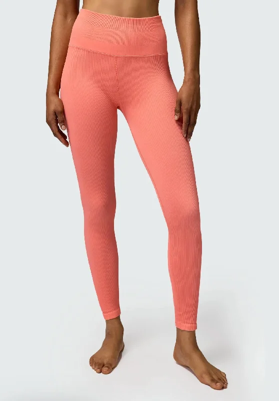 Yoga Shorts for Smooth Posture -Love Sculpt 7/8 Legging In Flamingo