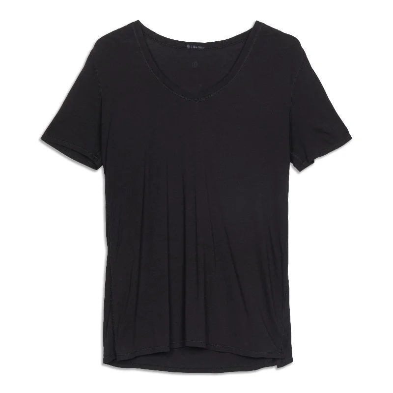 Women's Yoga Tops with Seamless Construction -Love T-Shirt - Resale